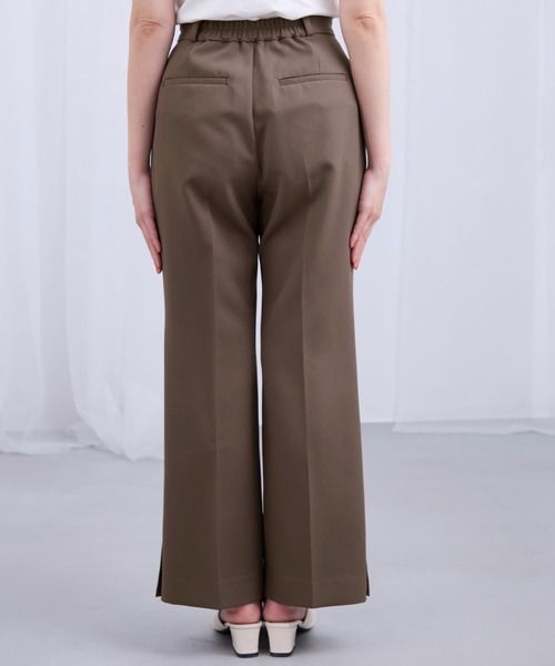 COHINA(コヒナ)の「【マシンウォッシャブル】ストレッチセミフレアパンツ 【低身長・小柄女性】(スラックス・レディース・ブラウン/ブラック・XS-Regular/XS-Short/S-Short/S-Regular)」の17枚目の写真