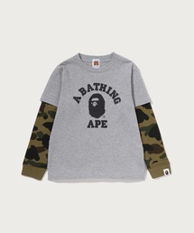 A BATHING APE（アベイシングエイプ）の「1ST CAMO COLLEGE LAYERED LS TEE（Tシャツ/カットソー）」