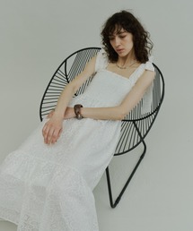 Lace Shirred Camisole Dress / レースシャーリングキャミソールドレス