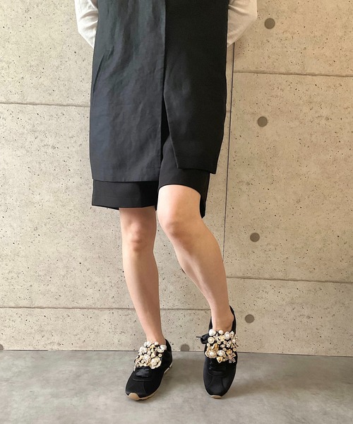 Jeffrey Campbell(ジェフリーキャンベル)の「キラキラ ビジュースニーカー(スニーカー・レディース・ブラック・36/38/35)」の4枚目の写真
