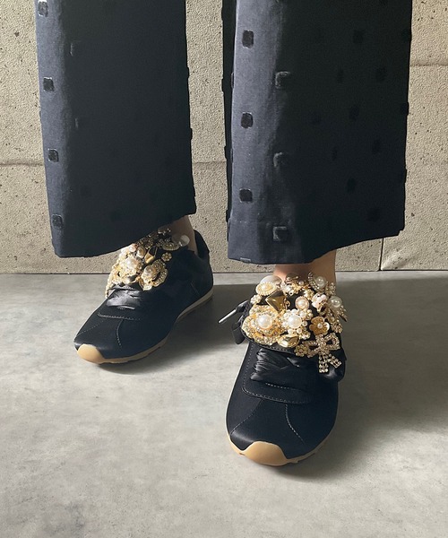 Jeffrey Campbell(ジェフリーキャンベル)の「キラキラ ビジュースニーカー(スニーカー・レディース・ブラック・36/38/35)」の12枚目の写真