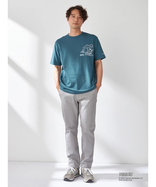 McGREGOR（マックレガー）の「【PEANUTS】プリントT（パラソル）（Tシャツ/カットソー・メンズ・チャコール/グリーン・M/L/XL）」の4枚目の写真