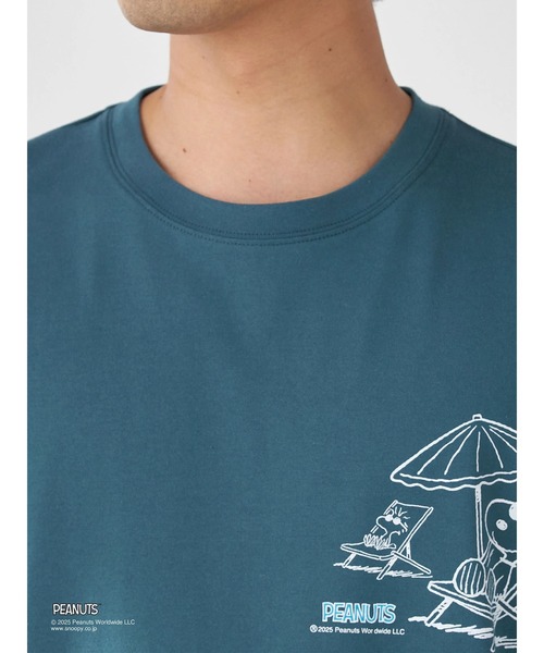 McGREGOR（マックレガー）の「【PEANUTS】プリントT（パラソル）（Tシャツ/カットソー・メンズ・チャコール/グリーン・M/L/XL）」の7枚目の写真
