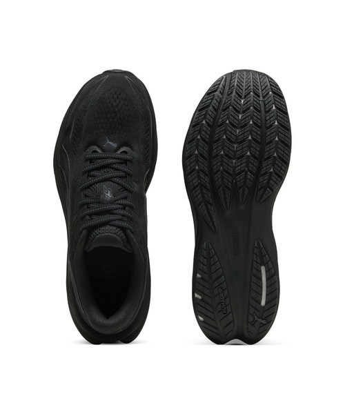 PUMA(プーマ)の「PUMA プーマ メンズ ヴェロシティ ニトロ 5 ワイド ランニングシューズ(スニーカー・メンズ・ブラック/ブラック×ホワイト・26.0cm/28.5cm/28.0cm/26.5cm/27.0cm/27.5cm/25.5cm)」の5枚目の写真