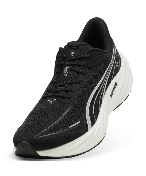 PUMA(プーマ)の「PUMA プーマ メンズ ヴェロシティ ニトロ 5 ワイド ランニングシューズ(スニーカー・メンズ・ブラック/ブラック×ホワイト・26.0cm/28.5cm/28.0cm/26.5cm/27.0cm/27.5cm/25.5cm)」の13枚目の写真