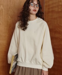 OLUN（オルン）の「"OLUN" Logo Raglan Over Sweat/"OLUN"ロゴ刺繍ラグランオーバースウェット（スウェット）」