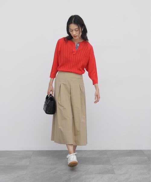 human woman(ヒューマンウーマン)の「◆C/Nダンプボックスタックスカート(スカート・レディース・ベージュ/グレー系その他・SMALL/MEDIUM)」の12枚目の写真