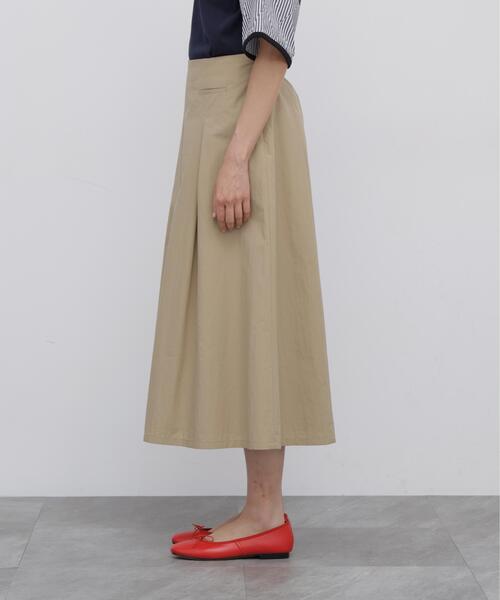 human woman(ヒューマンウーマン)の「◆C/Nダンプボックスタックスカート(スカート・レディース・ベージュ/グレー系その他・SMALL/MEDIUM)」の10枚目の写真
