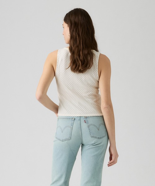Levi's(リーバイス)の「Levi's/リーバイス DRY GOODS ポインテールレース タンクトップ(タンクトップ・レディース・ホワイト・XS/S/M)」の3枚目の写真