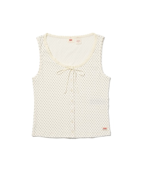Levi's(リーバイス)の「Levi's/リーバイス DRY GOODS ポインテールレース タンクトップ(タンクトップ・レディース・ホワイト・XS/S/M)」の4枚目の写真