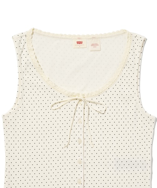 Levi's(リーバイス)の「Levi's/リーバイス DRY GOODS ポインテールレース タンクトップ(タンクトップ・レディース・ホワイト・XS/S/M)」の6枚目の写真