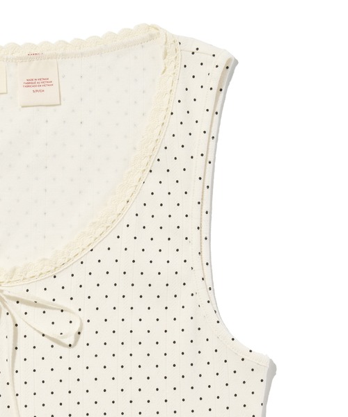 Levi's(リーバイス)の「Levi's/リーバイス DRY GOODS ポインテールレース タンクトップ(タンクトップ・レディース・ホワイト・XS/S/M)」の7枚目の写真