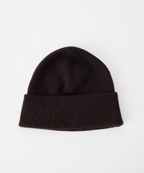 FRED PERRY（フレッドペリー）の「【WEB先行予約】[FRED PERRY/フレッドペリー] クラシック メリノウール ビーニー（ニットキャップ/ビーニー・レディース・ダークブラウン/ブラック・ONE SIZE）」の18枚目の写真