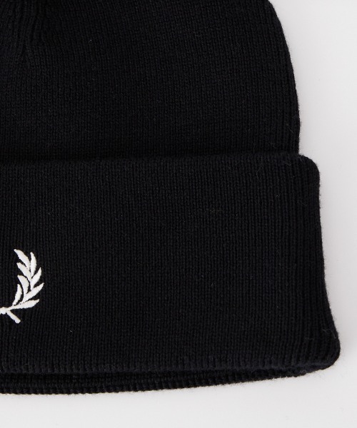 FRED PERRY（フレッドペリー）の「【WEB先行予約】[FRED PERRY/フレッドペリー] クラシック メリノウール ビーニー（ニットキャップ/ビーニー・レディース・ダークブラウン/ブラック・ONE SIZE）」の22枚目の写真