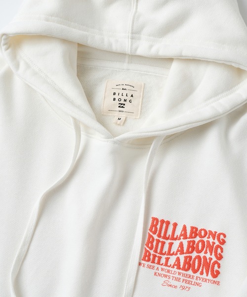 BILLABONG(ビラボン)の「BILLABONG/ビラボン プルオーバー パーカー BG014022(パーカー・レディース・ホワイト/ブラック/ピンク・L/M)」の12枚目の写真