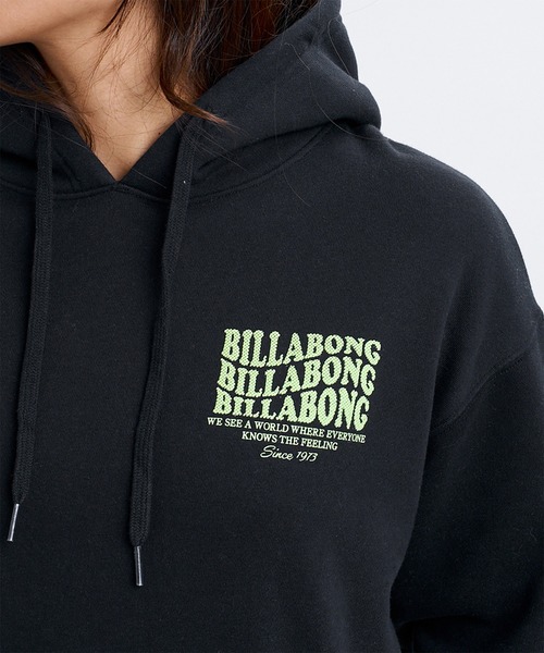 BILLABONG(ビラボン)の「BILLABONG/ビラボン プルオーバー パーカー BG014022(パーカー・レディース・ホワイト/ブラック/ピンク・L/M)」の15枚目の写真