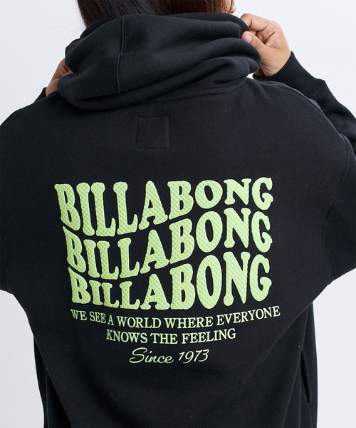 BILLABONG(ビラボン)の「BILLABONG/ビラボン プルオーバー パーカー BG014022(パーカー・レディース・ホワイト/ブラック/ピンク・L/M)」の16枚目の写真