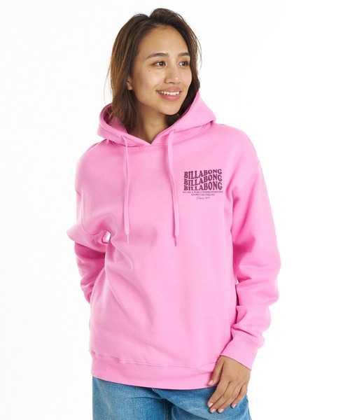 BILLABONG(ビラボン)の「BILLABONG/ビラボン プルオーバー パーカー BG014022(パーカー・レディース・ホワイト/ブラック/ピンク・L/M)」の17枚目の写真