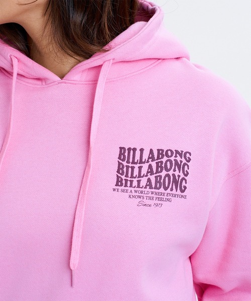 BILLABONG(ビラボン)の「BILLABONG/ビラボン プルオーバー パーカー BG014022(パーカー・レディース・ホワイト/ブラック/ピンク・L/M)」の19枚目の写真