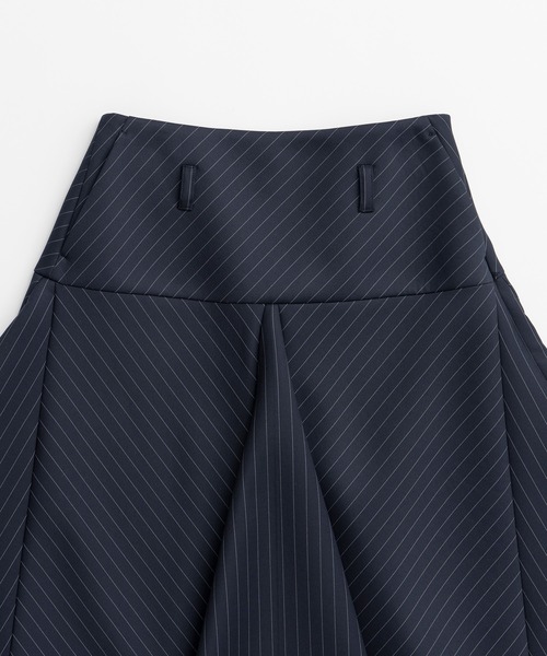 PRANK PROJECT(プランクプロジェクト)の「【2026Autumn Pre-Order】ボンテッドフレアスカート / Bonded Flare Skirt(スカート・レディース・グレー/ネイビー・38/36)」の12枚目の写真