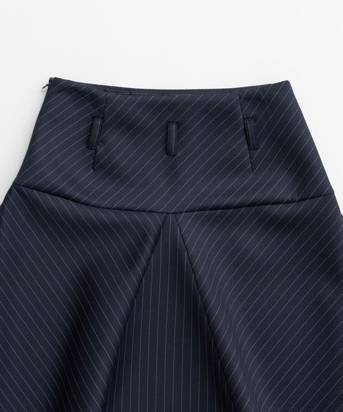 PRANK PROJECT(プランクプロジェクト)の「【2026Autumn Pre-Order】ボンテッドフレアスカート / Bonded Flare Skirt(スカート・レディース・グレー/ネイビー・38/36)」の14枚目の写真