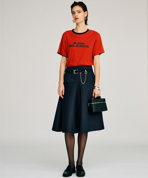 PRANK PROJECT(プランクプロジェクト)の「【2026Autumn Pre-Order】ボンテッドフレアスカート / Bonded Flare Skirt(スカート・レディース・グレー/ネイビー・38/36)」の16枚目の写真