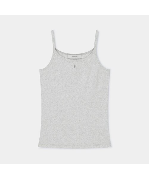 LEFTSEOUL（レフトソウル）の「デイリー スリーブレス トップ [7COL]（Tシャツ/カットソー・レディース・ホワイト/ダークネイビー/ブラック/グレー/スカイブルー/ライトグレー/ライトピンク・FREE）」の3枚目の写真