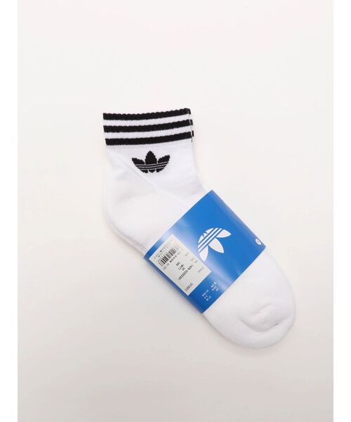 adidas（アディダス）の「【adidas】3 STRIPES ANKLE SOCKS 3 PAIRS（ソックス/靴下・レディース・ホワイト/ブラック・FREE）」の7枚目の写真