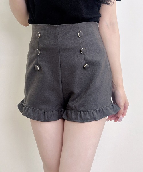 INGNI(イング)の「裾フリルショートパンツ(その他パンツ・レディース・ブラック/グレー・FREE)」の13枚目の写真