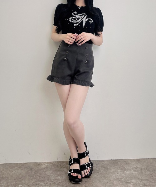 INGNI(イング)の「裾フリルショートパンツ(その他パンツ・レディース・ブラック/グレー・FREE)」の17枚目の写真