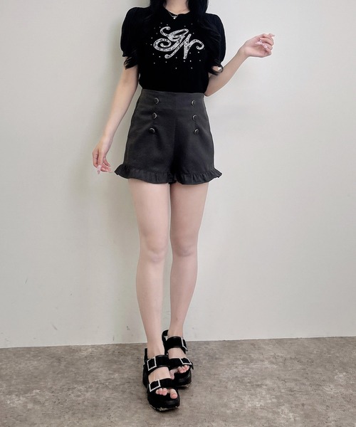 INGNI(イング)の「裾フリルショートパンツ(その他パンツ・レディース・ブラック/グレー・FREE)」の18枚目の写真