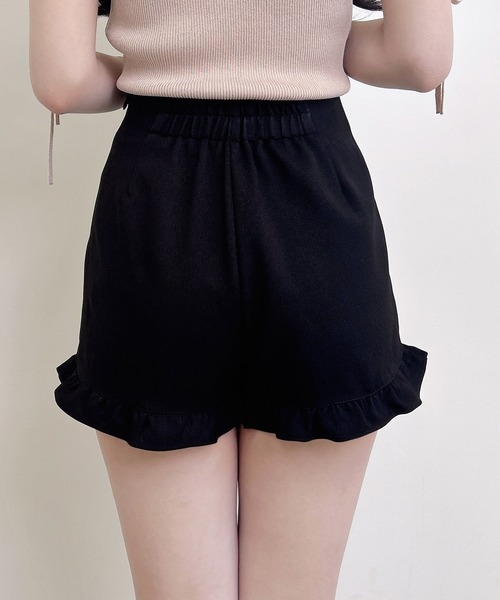 INGNI(イング)の「裾フリルショートパンツ(その他パンツ・レディース・ブラック/グレー・FREE)」の6枚目の写真