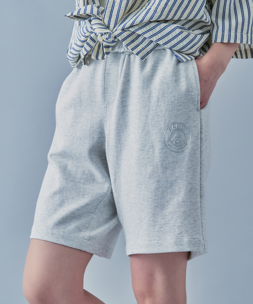 PARIS SAINT-GERMAIN(パリサンジェルマン)の「【Paris Saint-Germain / パリ・サン=ジェルマン】 JP METALIC LOGO SHORTS(その他パンツ・メンズ・ホワイト/ライトグレー/ブラック・SMALL/MEDIUM/LARGE)」の3枚目の写真