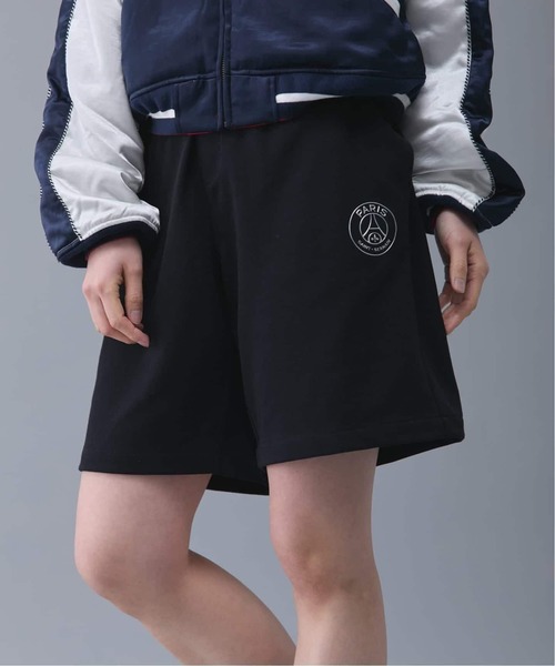 PARIS SAINT-GERMAIN(パリサンジェルマン)の「【Paris Saint-Germain / パリ・サン=ジェルマン】 JP METALIC LOGO SHORTS(その他パンツ・メンズ・ホワイト/ライトグレー/ブラック・SMALL/MEDIUM/LARGE)」の1枚目の写真