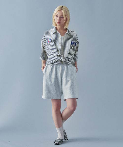 PARIS SAINT-GERMAIN(パリサンジェルマン)の「【Paris Saint-Germain / パリ・サン=ジェルマン】 JP METALIC LOGO SHORTS(その他パンツ・メンズ・ホワイト/ライトグレー/ブラック・SMALL/MEDIUM/LARGE)」の5枚目の写真
