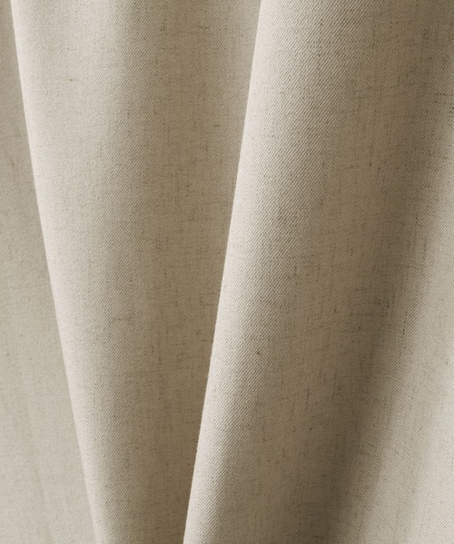 CLEL（クレイル）の「【CLEL】Linen Blend Regular Collar Shirt / リネンブレンド レギュラーカラーシャツ【セットアップ対応】（シャツ/ブラウス・メンズ・ナチュラル/ベージュ/ブラック/ブラック系・XS/S/L/M）」の7枚目の写真