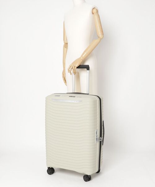Samsonite(サムソナイト)の「サムソナイト UPSCAPE スピナー68 エキスパンダブル ウォームニュートラル(スーツケース/キャリーバッグ・メンズ・アイボリー系・M)」の2枚目の写真
