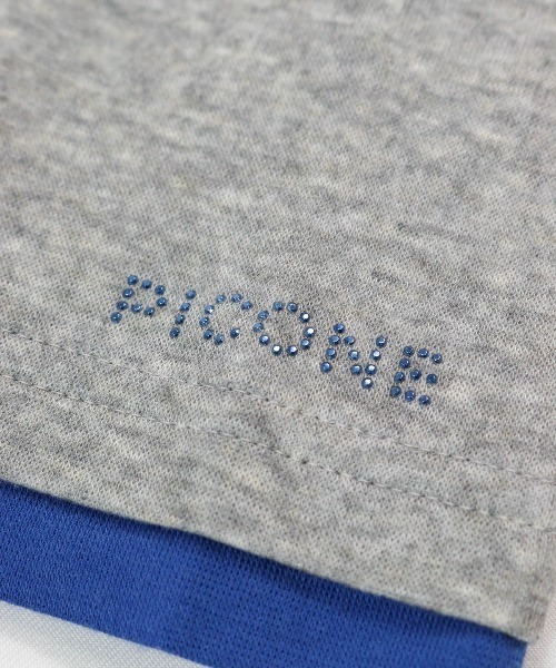 STUDIO PICONE(スタジオピッコーネ)の「ワッペン付きバイカラープルオーバー(Tシャツ/カットソー・レディース・グレー/ブラック/ホワイト/ピンク・LL/L/M)」の10枚目の写真