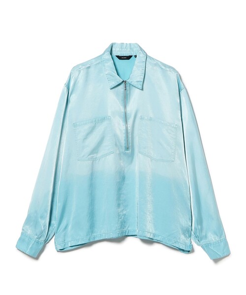 BEAMS(ビームス)の「フェード ショートシャツ(シャツ/ブラウス・メンズ・パープル/サックスブルー・M/XL/L/S)」の5枚目の写真