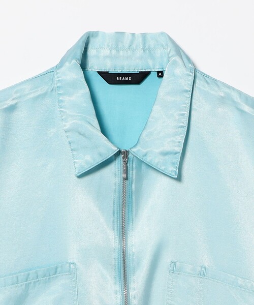 BEAMS(ビームス)の「フェード ショートシャツ(シャツ/ブラウス・メンズ・パープル/サックスブルー・M/XL/L/S)」の6枚目の写真