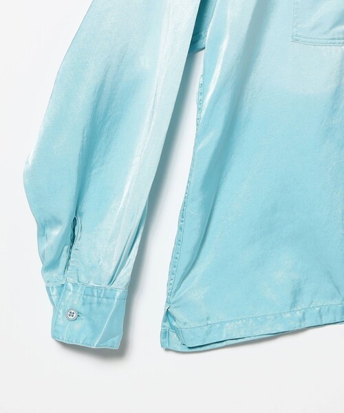 BEAMS(ビームス)の「フェード ショートシャツ(シャツ/ブラウス・メンズ・パープル/サックスブルー・M/XL/L/S)」の7枚目の写真