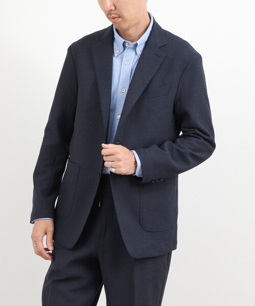 NOLLEY’S(ノーリーズ)の「《ビジカジ/セットアップ対応》ブッチャーイージーJK 26AW(テーラードジャケット・メンズ・グレー/ネイビー/ベージュ・S/XL/L/M)」の1枚目の写真