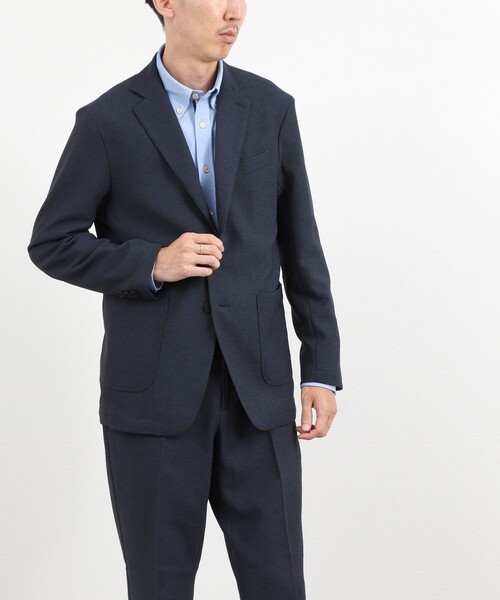 NOLLEY’S(ノーリーズ)の「《ビジカジ/セットアップ対応》ブッチャーイージーJK 26AW(テーラードジャケット・メンズ・グレー/ネイビー/ベージュ・S/XL/L/M)」の5枚目の写真