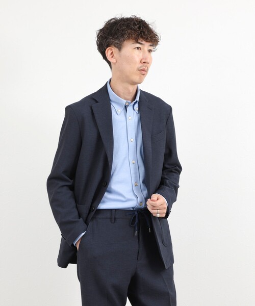 NOLLEY’S(ノーリーズ)の「《ビジカジ/セットアップ対応》ブッチャーイージーJK 26AW(テーラードジャケット・メンズ・グレー/ネイビー/ベージュ・S/XL/L/M)」の7枚目の写真