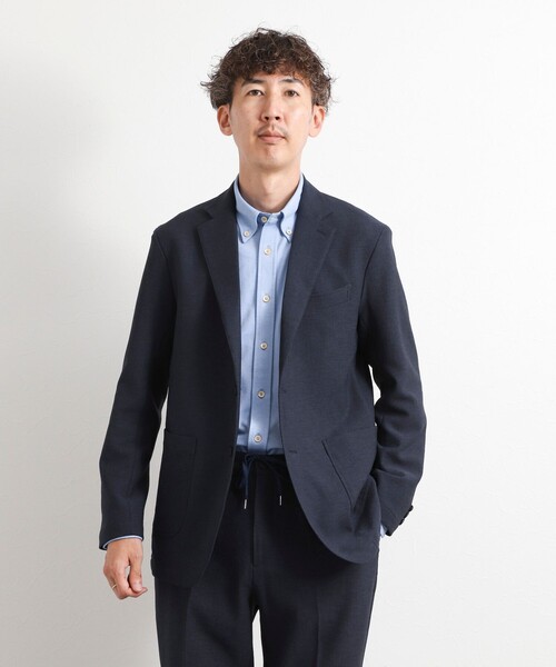 NOLLEY’S(ノーリーズ)の「《ビジカジ/セットアップ対応》ブッチャーイージーJK 26AW(テーラードジャケット・メンズ・グレー/ネイビー/ベージュ・S/XL/L/M)」の8枚目の写真