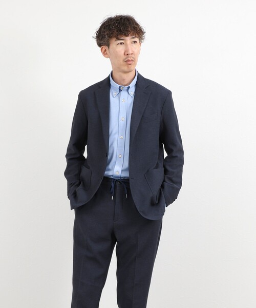 NOLLEY’S(ノーリーズ)の「《ビジカジ/セットアップ対応》ブッチャーイージーJK 26AW(テーラードジャケット・メンズ・グレー/ネイビー/ベージュ・S/XL/L/M)」の9枚目の写真