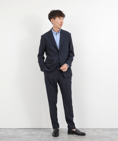 NOLLEY’S(ノーリーズ)の「《ビジカジ/セットアップ対応》ブッチャーイージーJK 26AW(テーラードジャケット・メンズ・グレー/ネイビー/ベージュ・S/XL/L/M)」の10枚目の写真