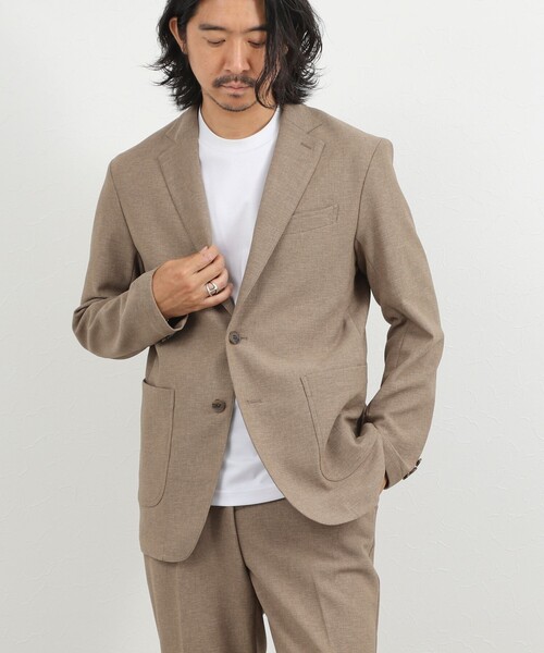 NOLLEY’S(ノーリーズ)の「《ビジカジ/セットアップ対応》ブッチャーイージーJK 26AW(テーラードジャケット・メンズ・グレー/ネイビー/ベージュ・S/XL/L/M)」の14枚目の写真