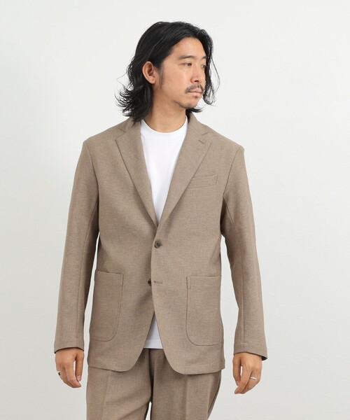 NOLLEY’S(ノーリーズ)の「《ビジカジ/セットアップ対応》ブッチャーイージーJK 26AW(テーラードジャケット・メンズ・グレー/ネイビー/ベージュ・S/XL/L/M)」の16枚目の写真