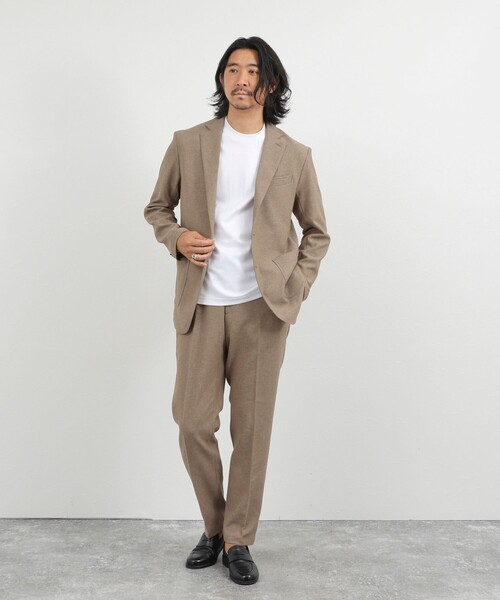 NOLLEY’S(ノーリーズ)の「《ビジカジ/セットアップ対応》ブッチャーイージーJK 26AW(テーラードジャケット・メンズ・グレー/ネイビー/ベージュ・S/XL/L/M)」の19枚目の写真